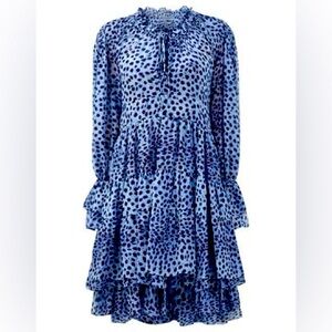 ERMANNO SCERVINO SILK MID-LENGTH DRESS